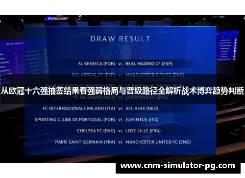 从欧冠十六强抽签结果看强弱格局与晋级路径全解析战术博弈趋势判断