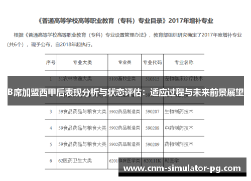 B席加盟西甲后表现分析与状态评估：适应过程与未来前景展望